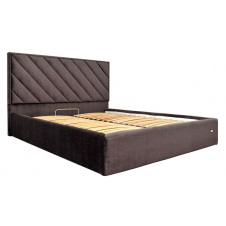 Ліжко-подіум двоспальне Richman ChicagoNew Design Standart 160x200 см Сірий (rich_bad_1400)